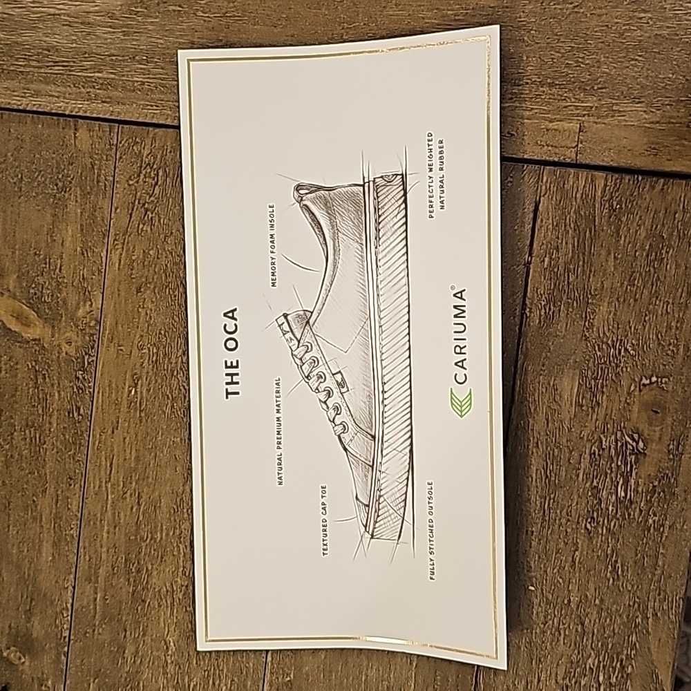 Cariuma OCA Low Shadow Blue Cancas Sneaker - Picture 7 of 11